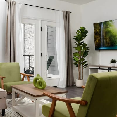 20 mins DT | Sleeps 4 | Opulent Suite Spacious Gym